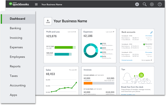 Synchronization with QuickBooks